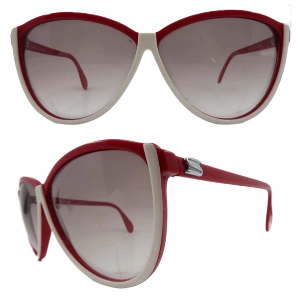 1970s Silhouette Oversized Sunglasses, Colorblock,  Mod. 3035, Made in Austria main image 3